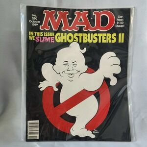 MAD Magazine October 1989 Ghostbusters II Issue No.‎ 290 Vintage Collectible